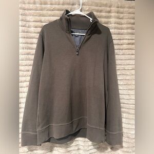 Eddie Bauer Men's thick Zip-Up Sweater